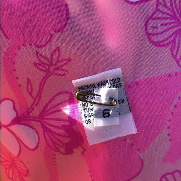 Lily Pulitzer Reversible Wrap Animal Print And Floral Skirt Size 6 - Picture 5 of 10